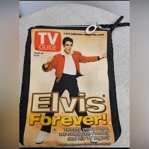 Elvis Presley TV Guide Bag Vintage – Ashley M 2003 Collectible (O10)”✨